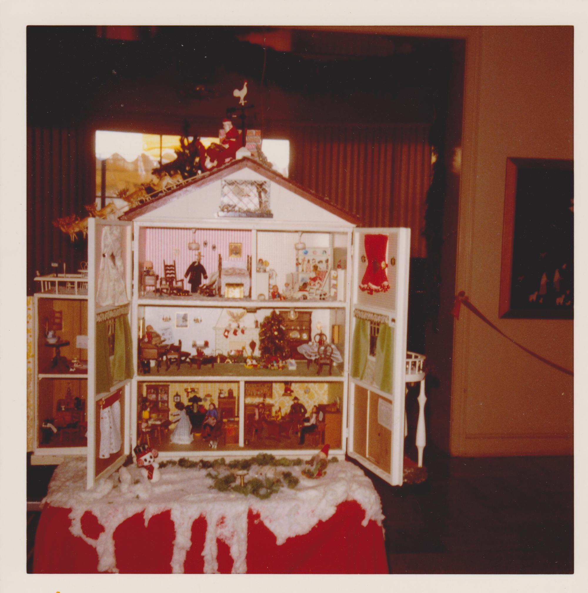 The 3-story Victorian doll house